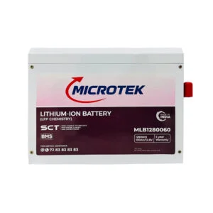 Microtek Lithium-ION Battery MLB1280060 100AH/ 12.8V 5yr warranty